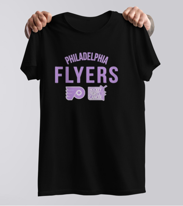 Philadelphia Flyers Hockey Fights Cancer Richmond Resilient T-Shirt