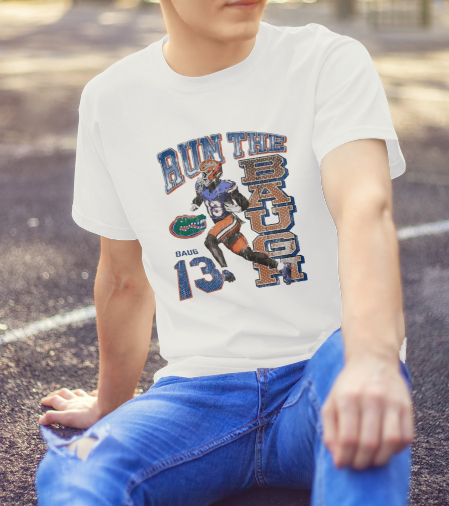Run The Baugh Florida Gators Baug 13 Vintage T-Shirt