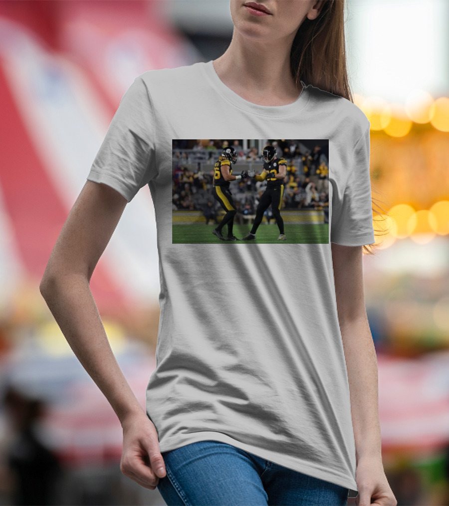 Pittsburgh Steelers T.J. Watt And Alex Highsmith Defensive Edge Duo Dominance T-Shirt