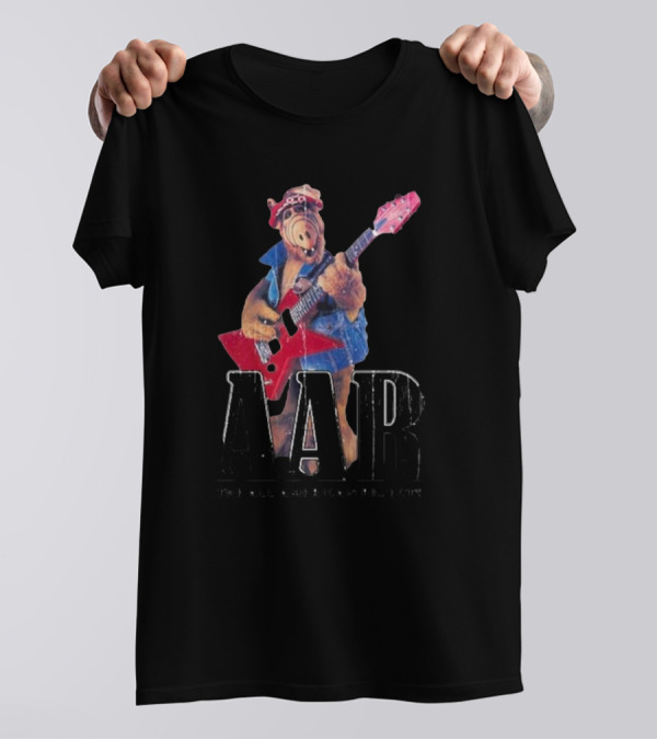 AAR The All American Rejects Alf Playing Guitar Vintage T-Shirt