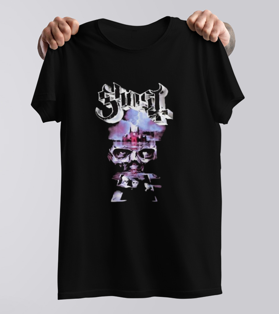 Ghost Lightning Skull Back Street Legacy T-Shirt