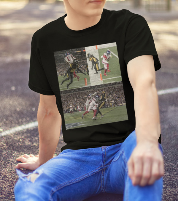 Malik Nabers George Pickens Both Close Scoring Touchdowns Football Moments T-Shirt