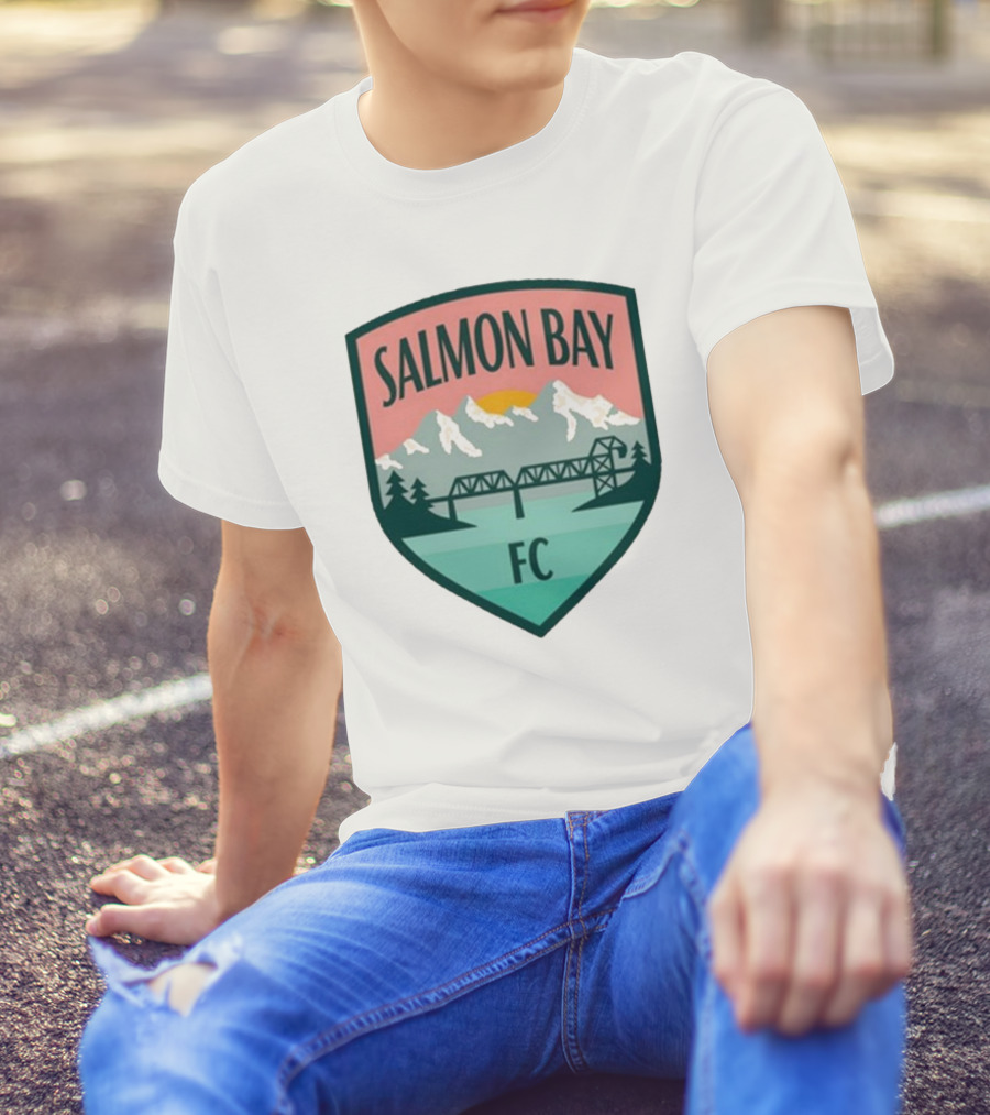 Ballard FC Salmon Bay FC Salmon Bay Mountain Bridge Vintage T-Shirt