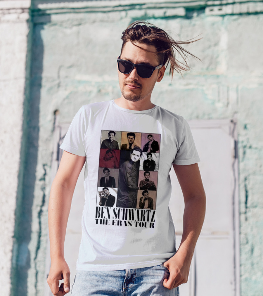 Ben Schwartz The Eras Tour Multi-Image Collage T-Shirt