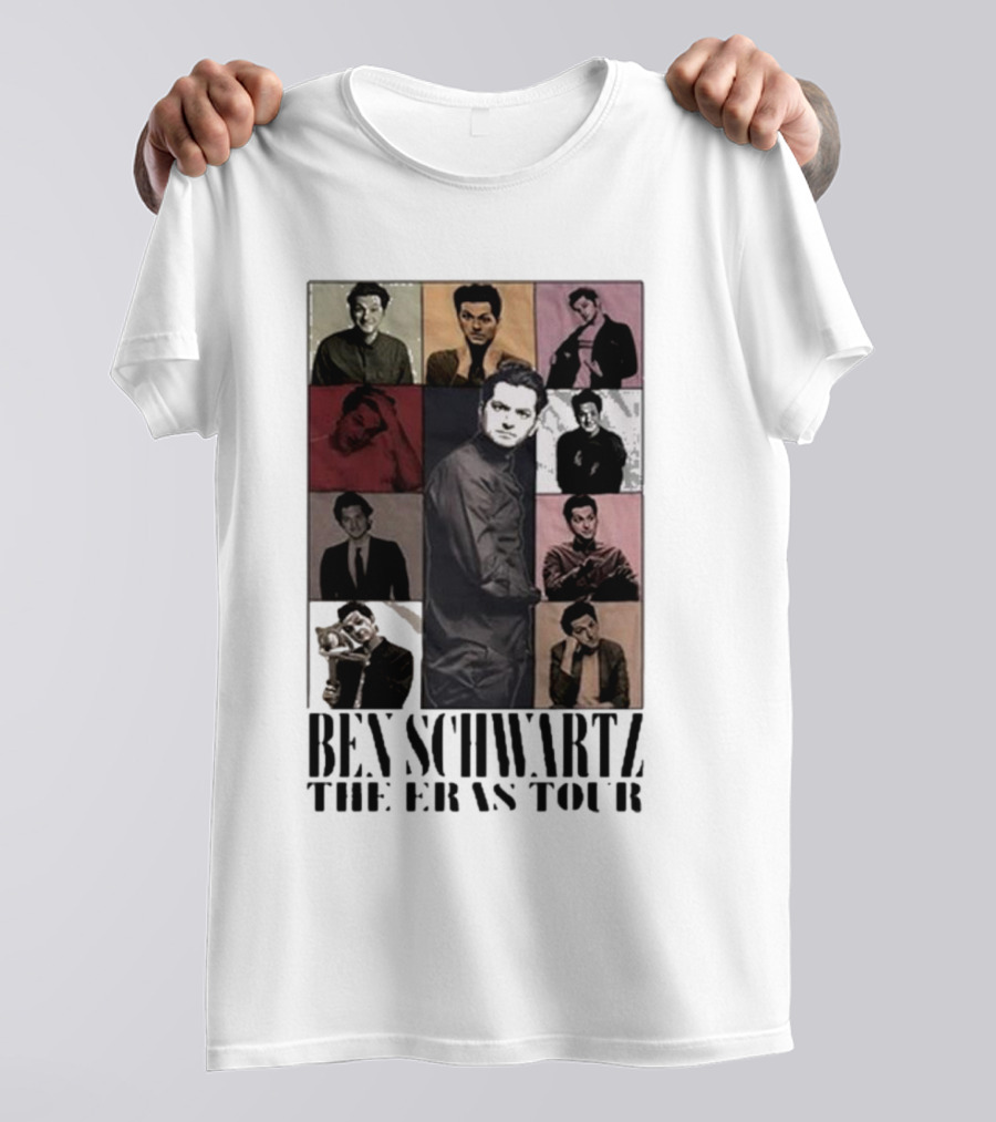 Ben Schwartz The Eras Tour Multi-Image Collage T-Shirt