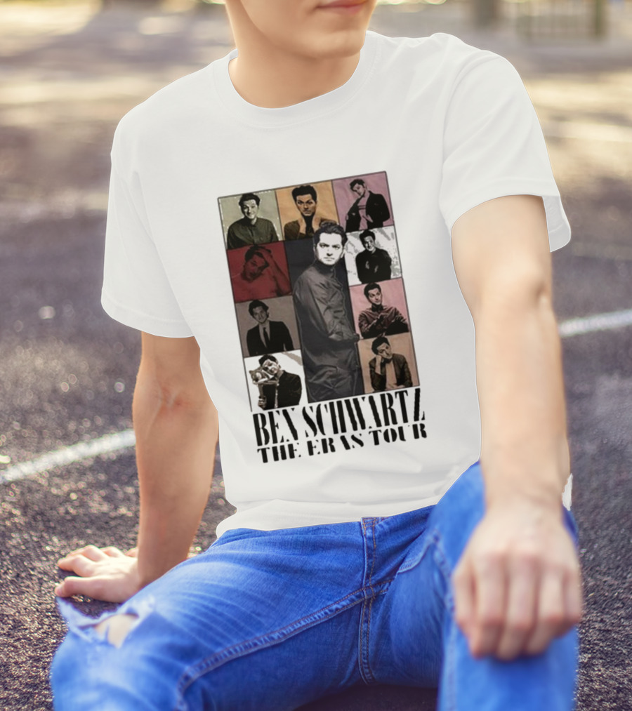 Ben Schwartz The Eras Tour Multi-Image Collage T-Shirt