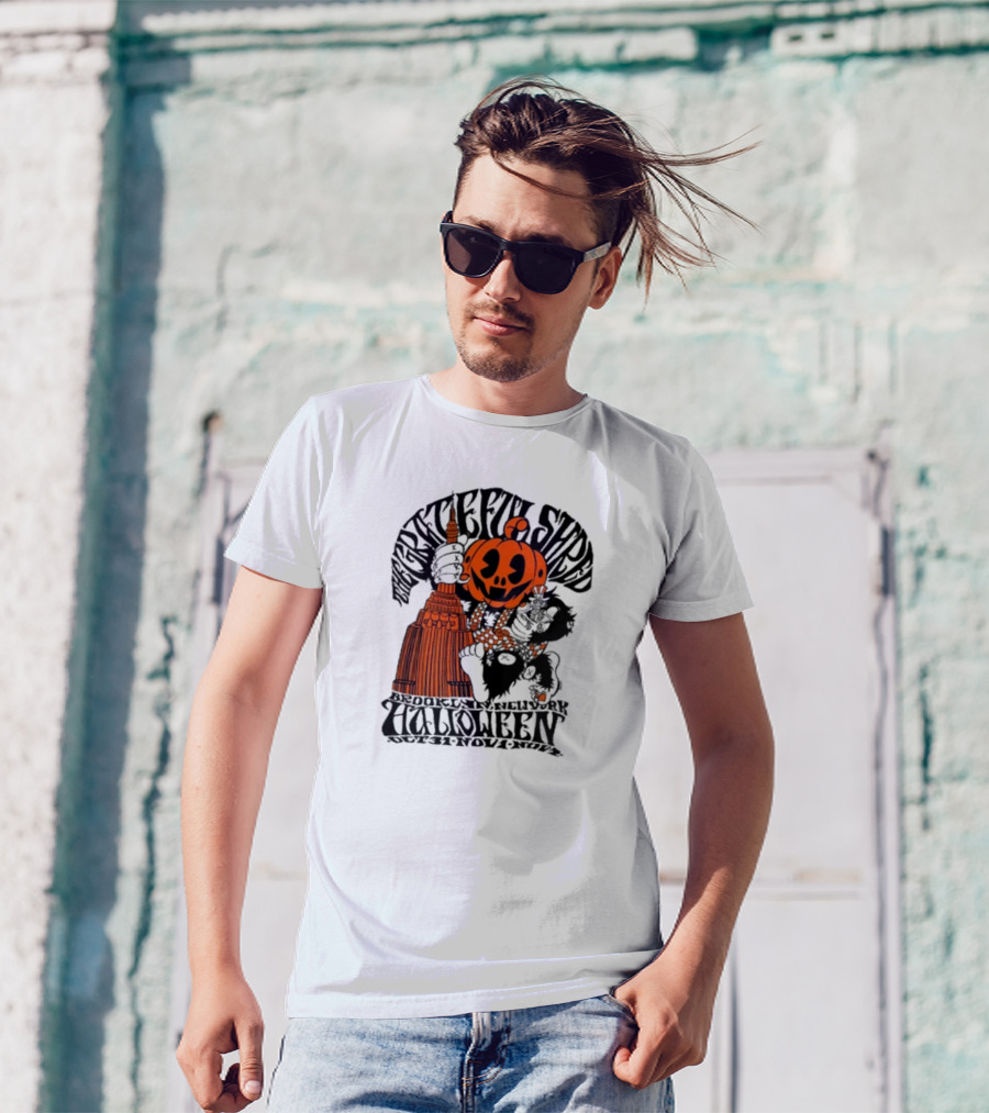Grateful Shred Halloween Brooklyn New York Oct 31-Nov 1 2024 Pumpkin King Kong Tower T-Shirt
