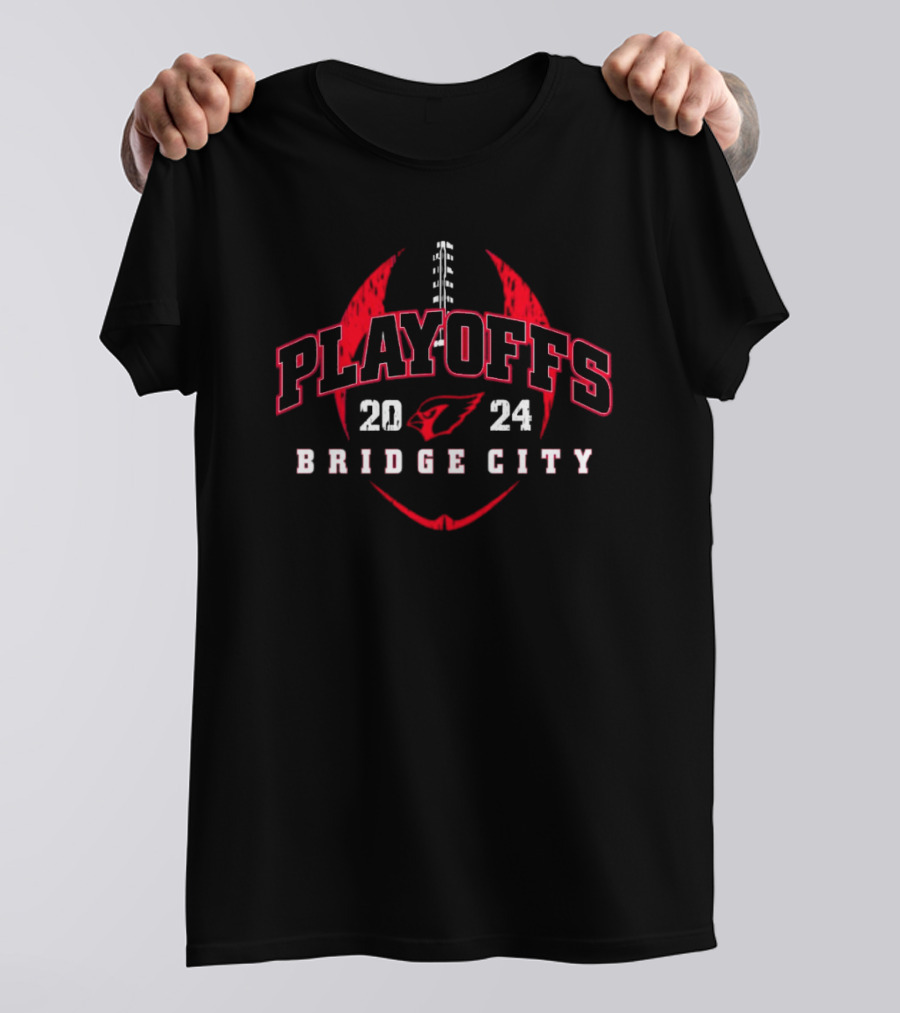 Bridge City Cardinals Playoffs 2024 Football Vintage T-Shirt