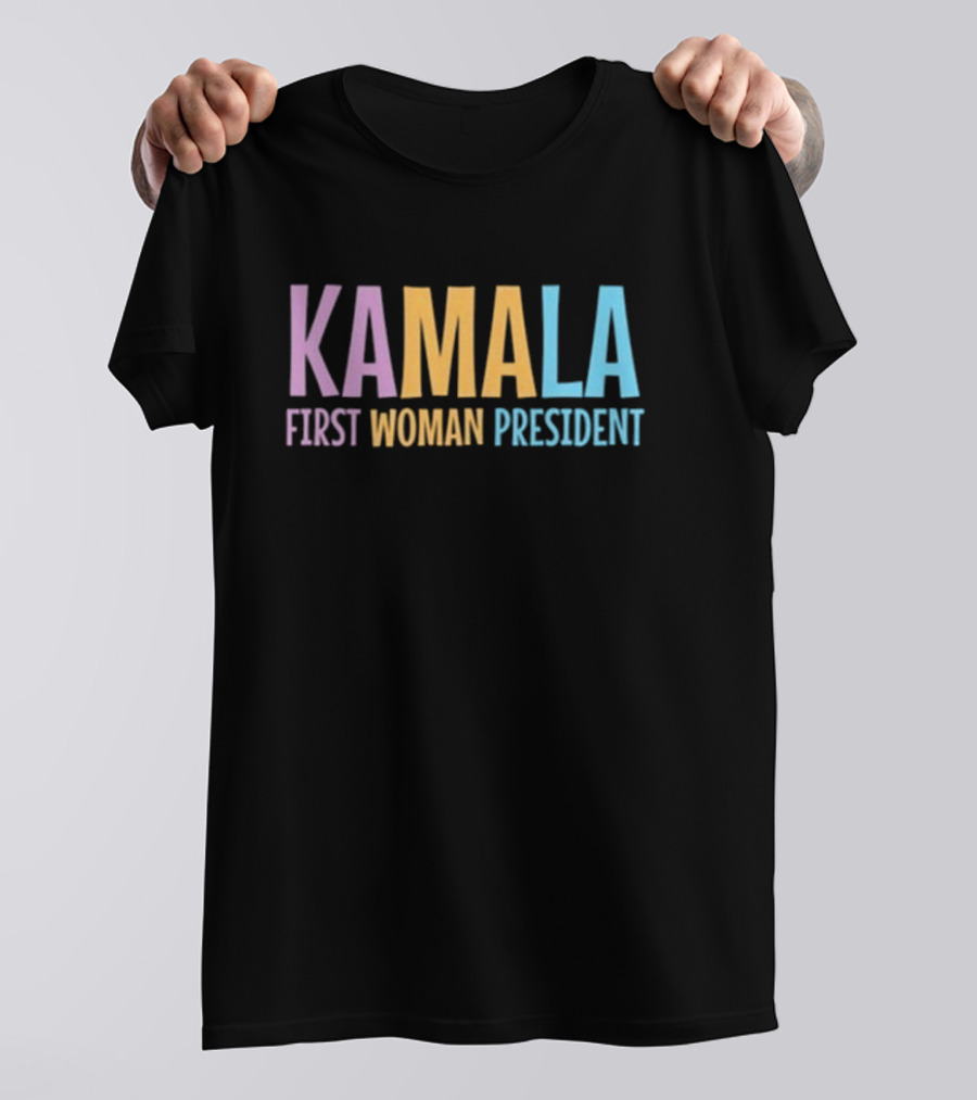 Kamala First Woman President Brooklyn Dad Defiant T-Shirt