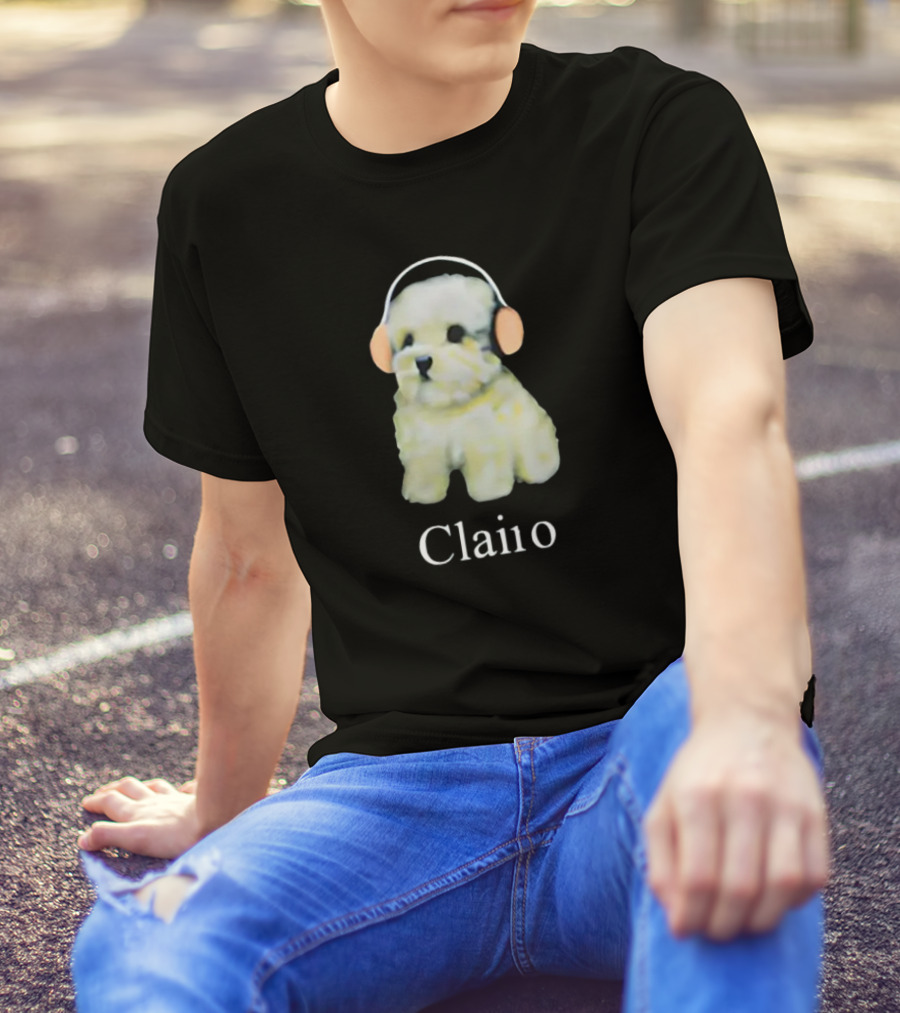 Paul Mescal Clairo Dog With Headphones T-Shirt