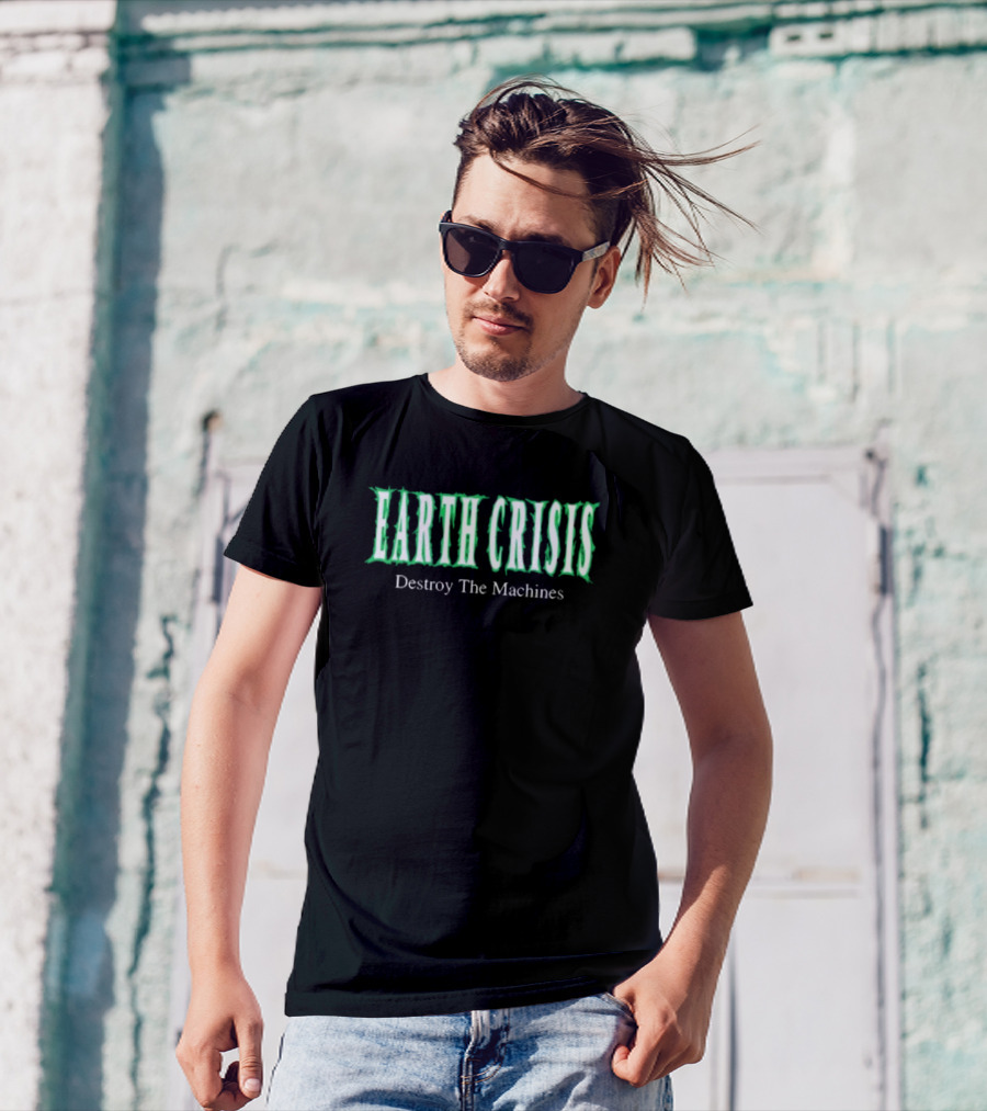 Earth Crisis Destroy The Machines Pete Wentz T-Shirt