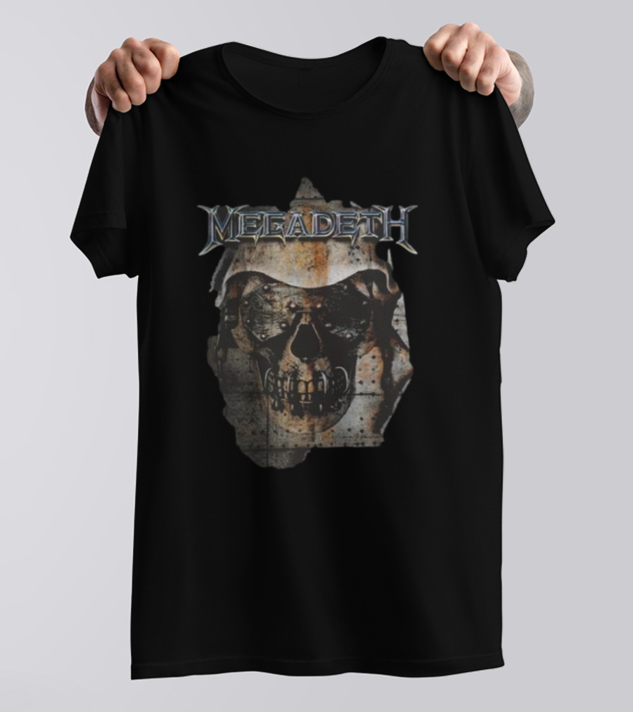 Megadeth Vic Rattlehead Skull T-Shirt