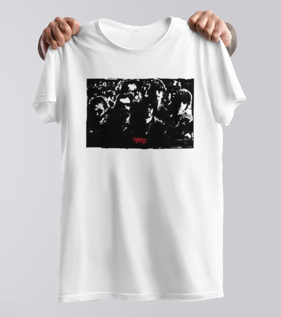 The Voidz Group Photo Black And Red Album Cover Aesthetic T-Shirt