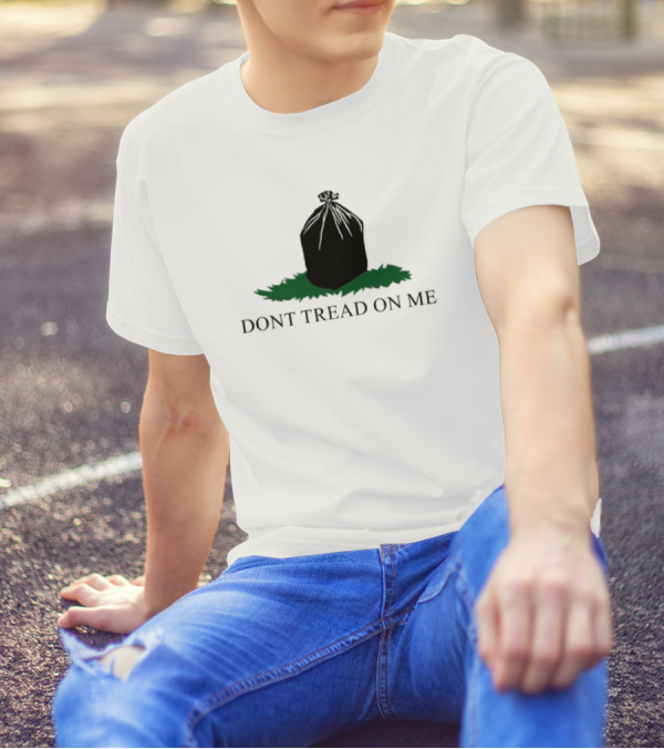 Garbage Bag Dont Tread On Me Iconic T-Shirt