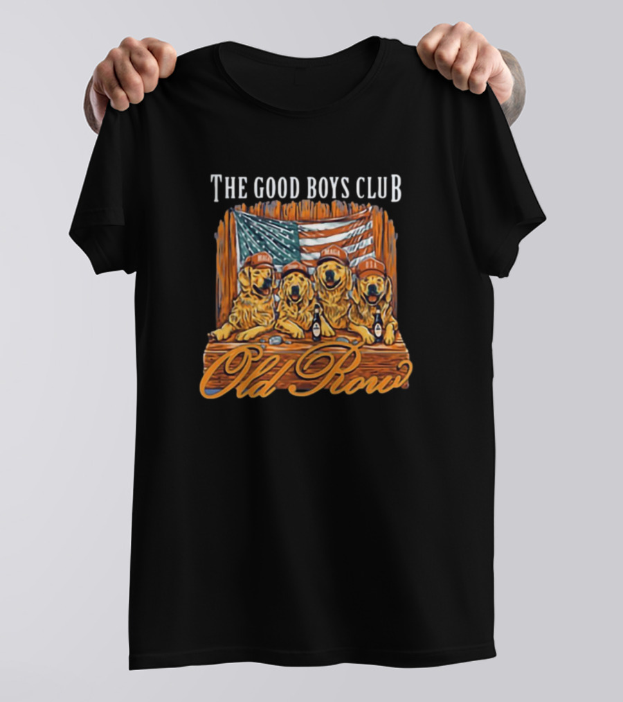 Old Row The Good Boys Club MAGA American Flag T-Shirt