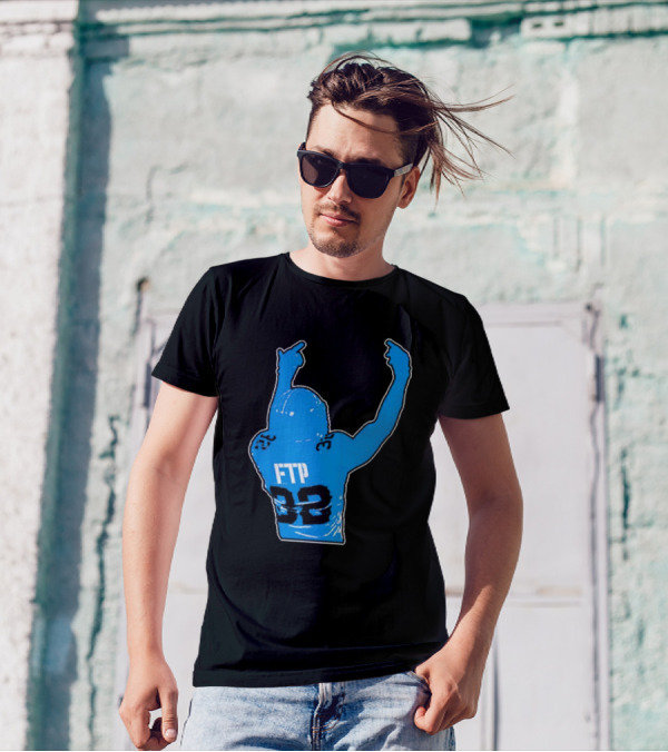 FTP 32 Brian Branch Detroit Lions NFL Sports T-Shirt