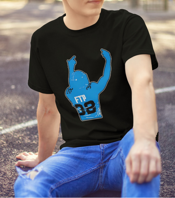 FTP 32 Brian Branch Detroit Lions NFL Sports T-Shirt