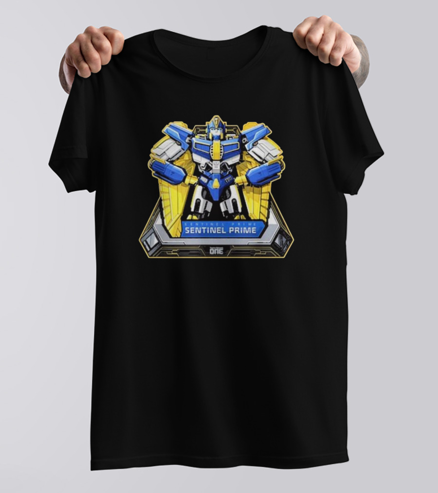 Visit The Transformers One Iconic Sentinel Prime Retro Big Chest T-Shirt