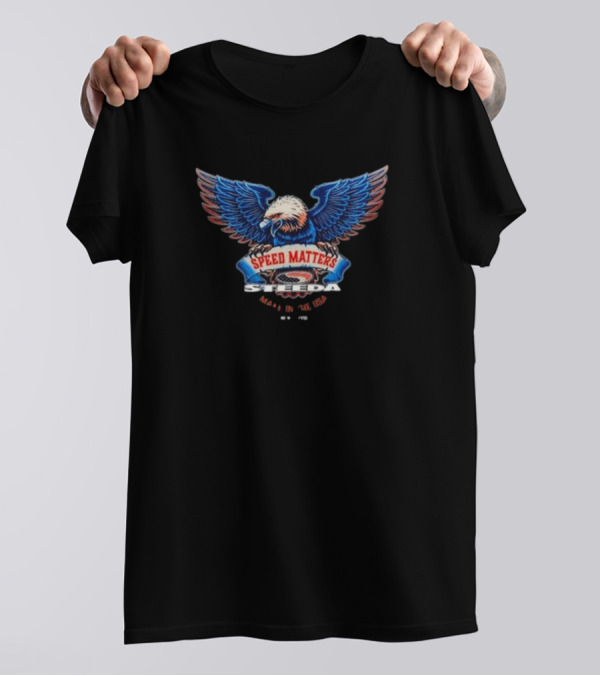 Speed Matters Steeda Made In The USA Eagle Emblem T-Shirt