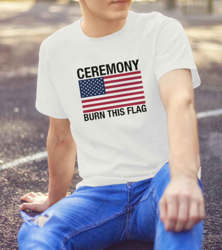 CEREMONY Trans Girls Be Free Burn This Flag T-Shirt