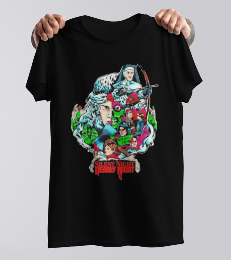Terrorthreads Silent Night Deadly Night Unwrapping The Horror T-Shirt