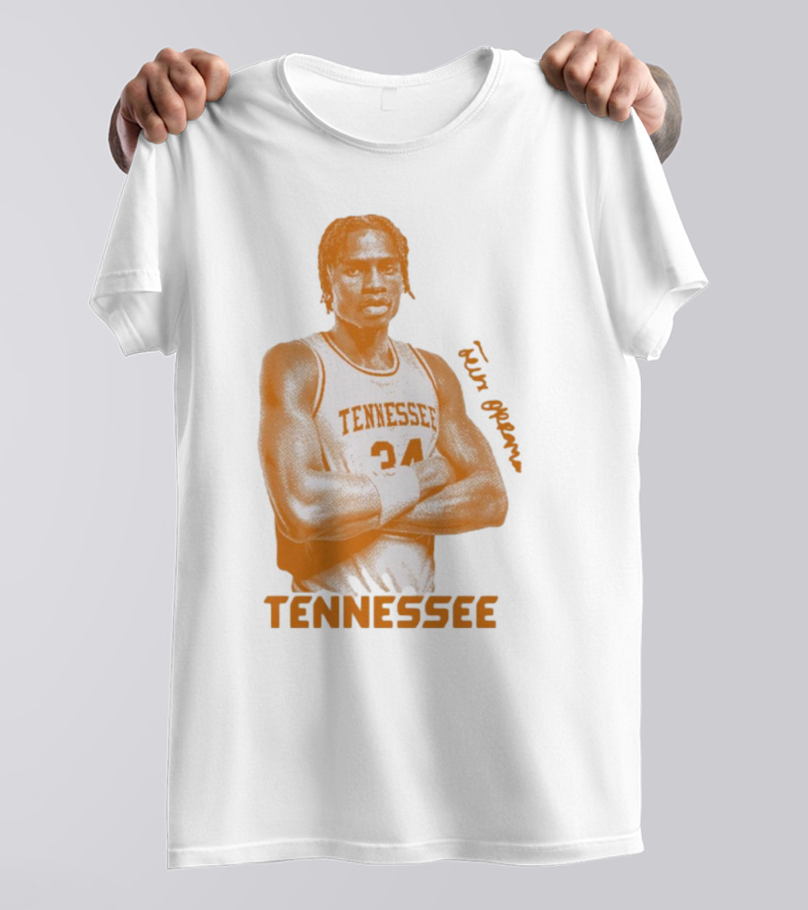 Felix Okpara Tennessee 34 Volunteers Basketball T-Shirt