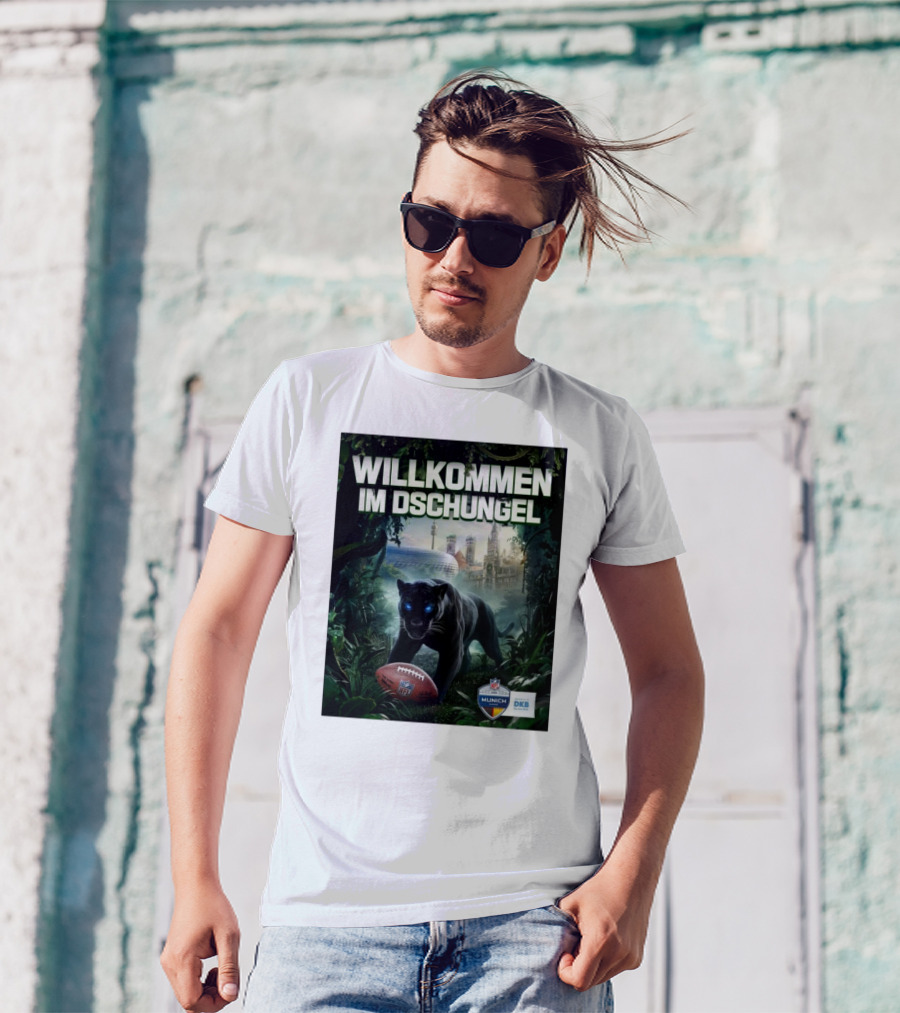 Willkommen Im Dschungel NFL München The Panthers Are Coming T-Shirt