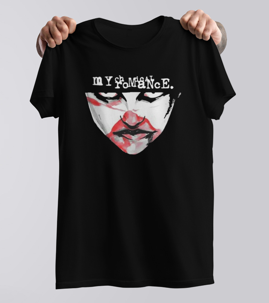 My Chemical Romance Demolition Lover Mask Face T-Shirt