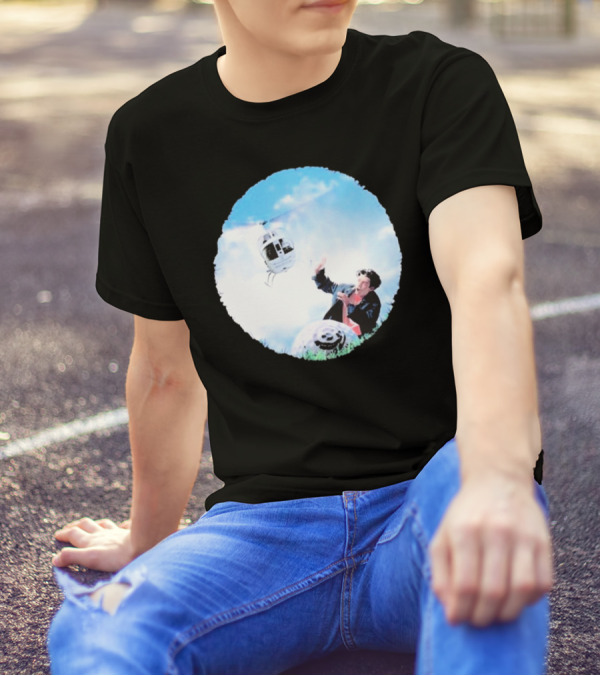 All But 6 Records Helicopter Happy Hunting T-Shirt