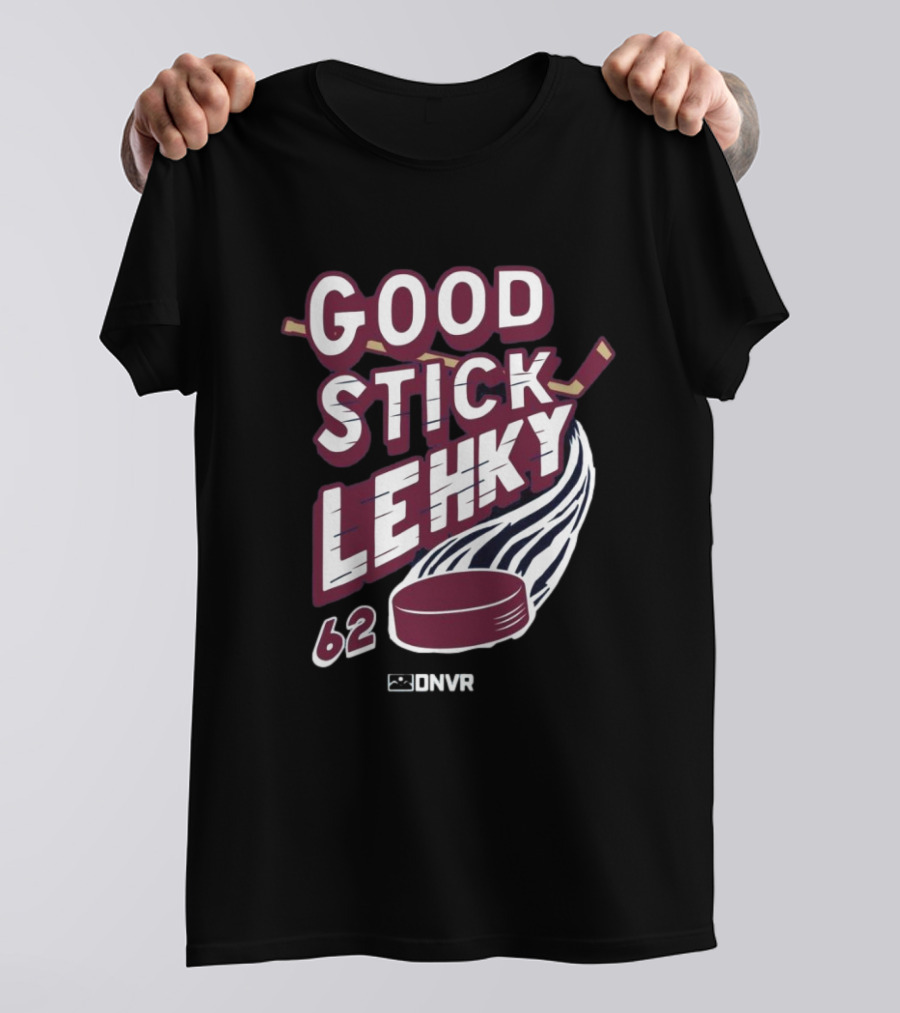 DNVR Good Stick Lehky 62 Hockey Puck And Stick T-Shirt