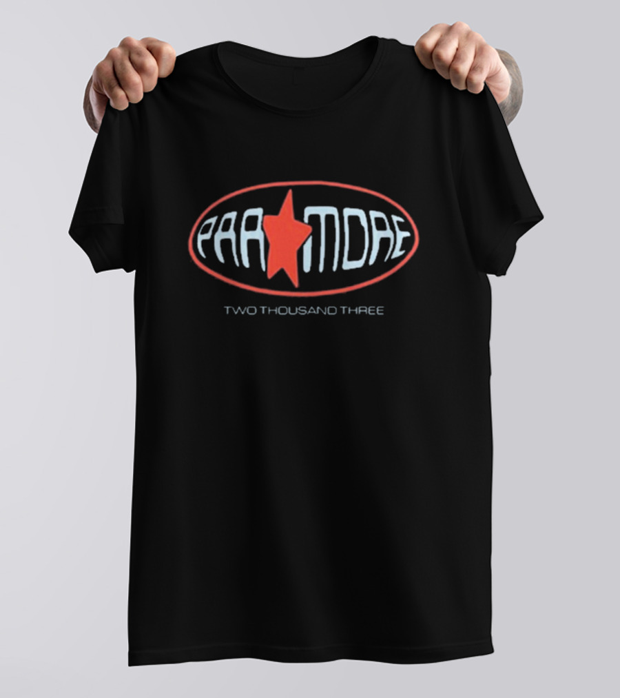 Paramore Red Star 2003 Logo Two Thousand Three T-Shirt
