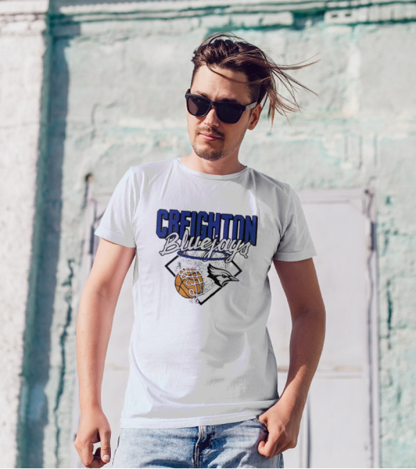 Creighton Bluejays Basketball Nothing But Net T-Shirt