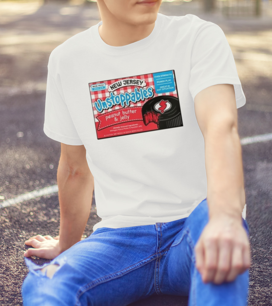 New Jersey Unstoppables Peanut Butter And Jelly Even Strength Power Play T-Shirt