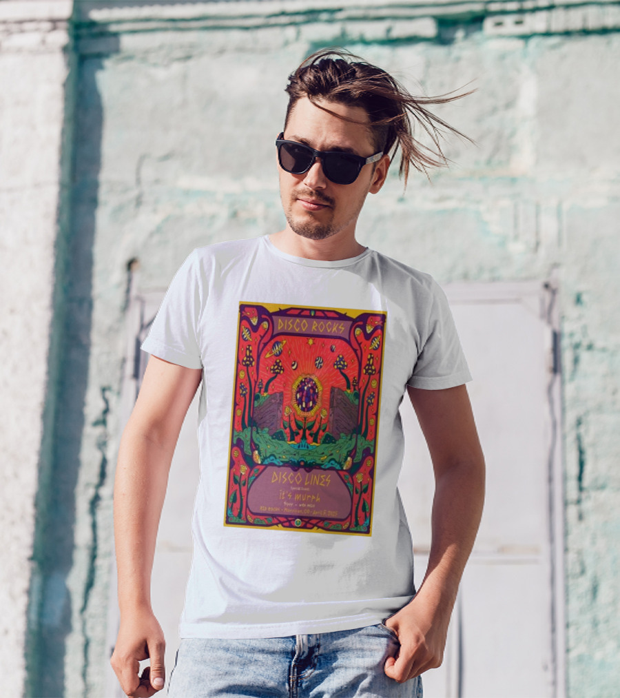 DISCO ROCKS DISCO LINES RED ROCKS MORRISON CO APRIL 5 2025 FEATURING SPECIAL GUEST KYLE MURPHY T-Shirt