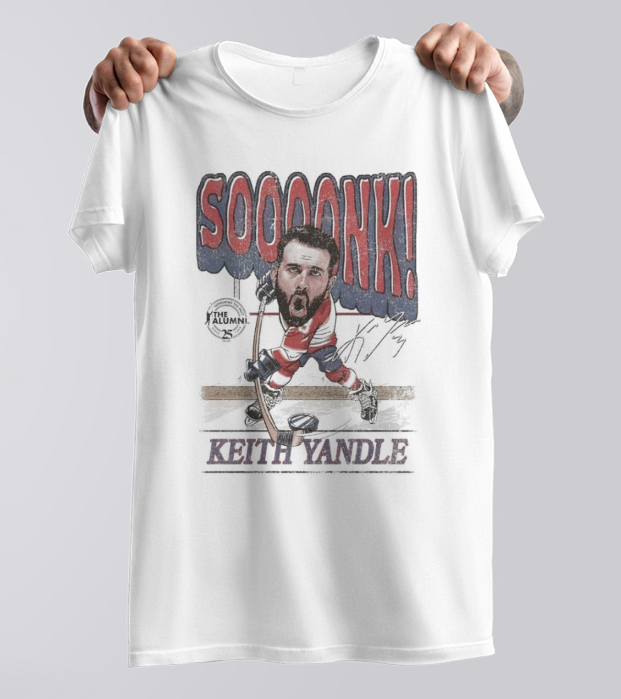 Spittin Chiclets NHL Alumni Keith Yandle Sooonk T-Shirt