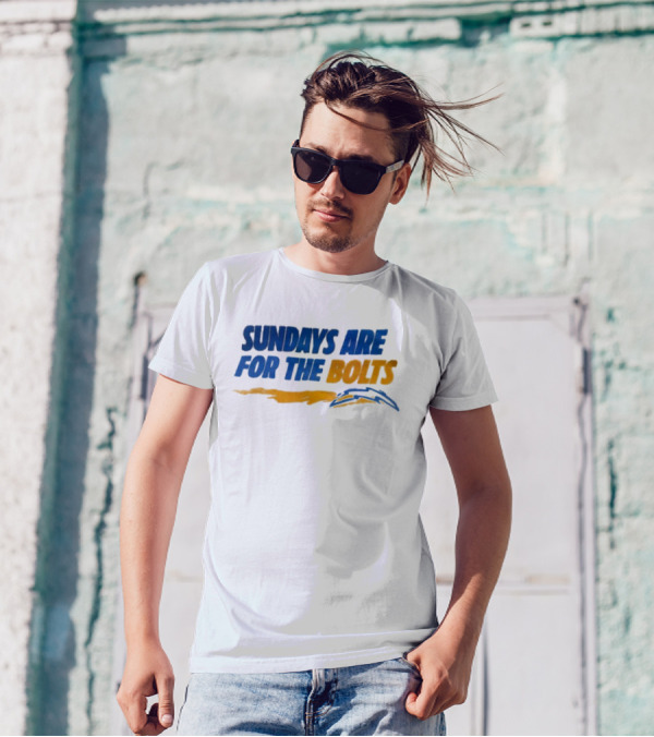 Sundays Are For The Bolts Los Angeles Chargers Fan Spirit T-Shirt
