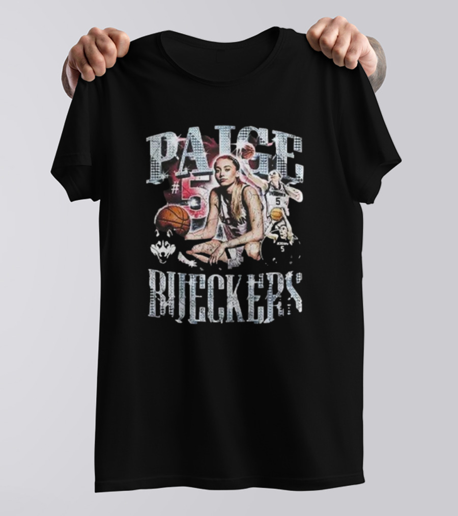Paige Bueckers UConn Huskies Basketball Star #5 T-Shirt