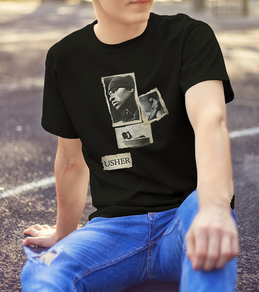 Usher Raymond IV Confessions Album Collage T-Shirt