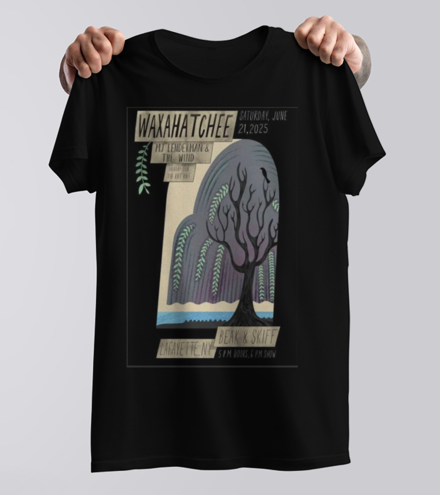 Waxahatchee Lafayette NY Beak And Skiff June 21 2025 Show With MJ Lenderman And The Wind T-Shirt