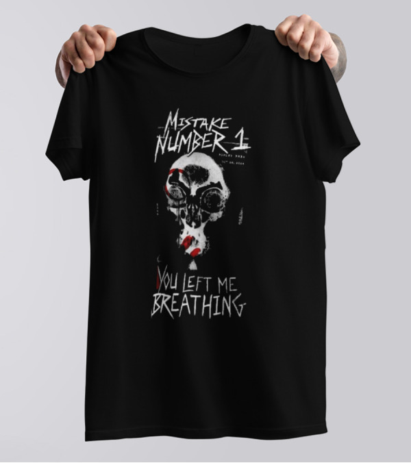 Mistake Number One You Left Me Breathing Skull Rhea Ripley T-Shirt