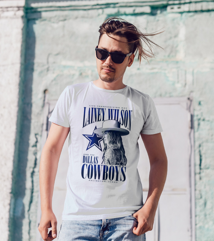 Lainey Wilson Live Thanksgiving Day With Dallas Cowboys Arlington Texas T-Shirt