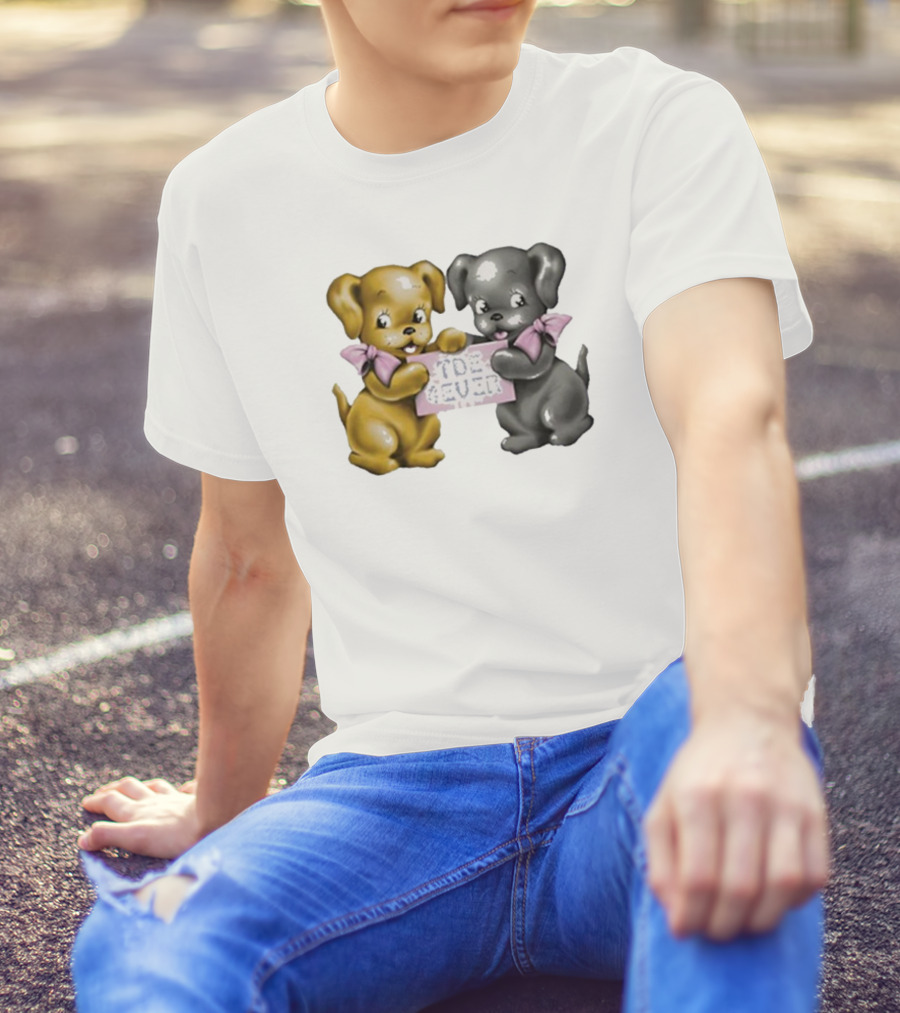 Tde Forever The Driver Era Cute Puppy Duo With Bows T-Shirt