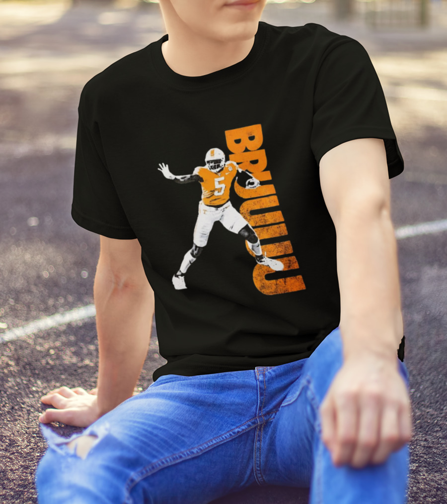 Bruuuu Tennessee Vols 5 Bru Mccoy NCAA Football Iconic T-Shirt