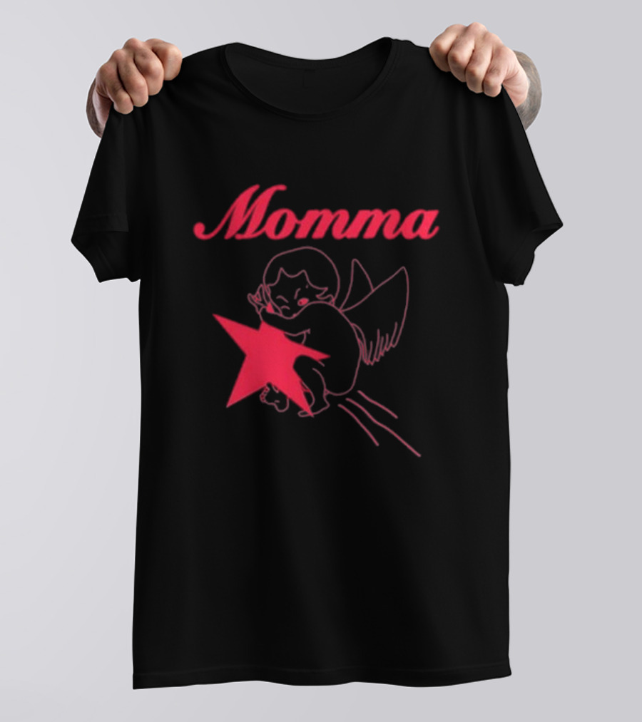 Momma Cupid Star Baby T-Shirt