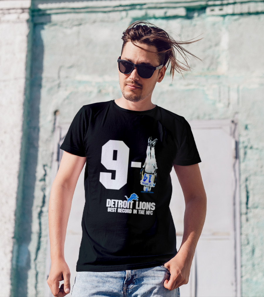 Onepride 9 1 Detroit Lions Best Record In The NFC T-Shirt