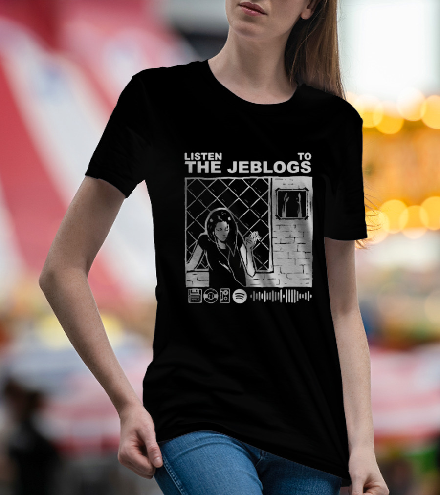 Listen To The Jeblogs Music Streaming Icons T-Shirt