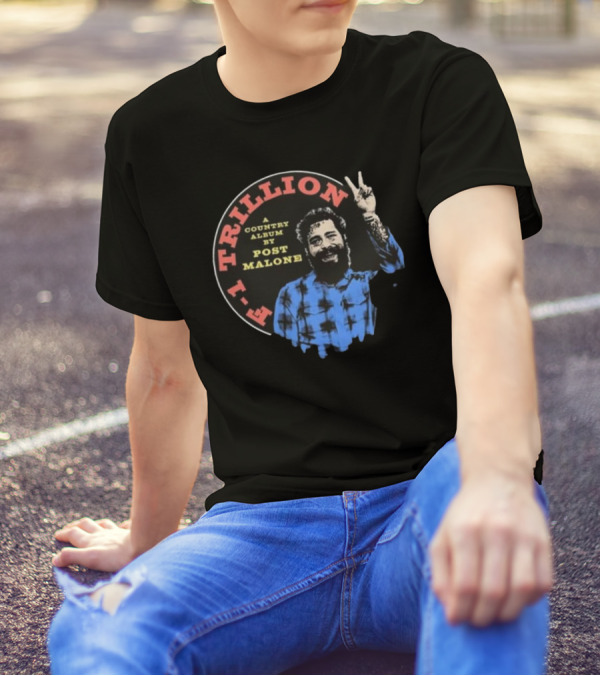 F-1 Trillion A Country Album By Post Malone Peace T-Shirt