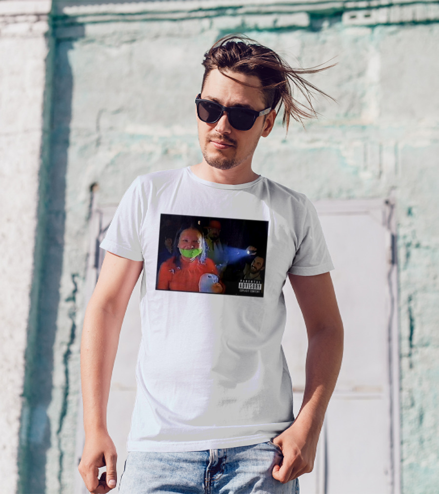 Trishabriellee Fishtank Parental Advisory Explicit Content T-Shirt