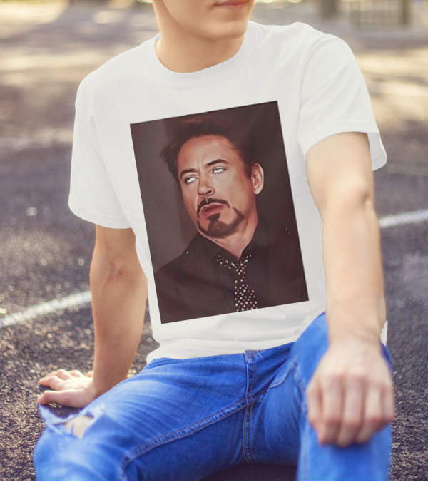 The RDJ Eye Roll Meme Face T-Shirt