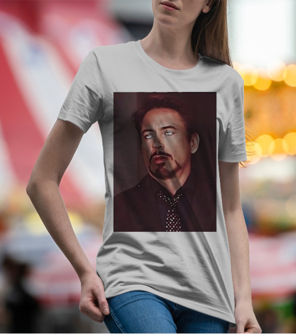 The RDJ Eye Roll Meme Face T-Shirt